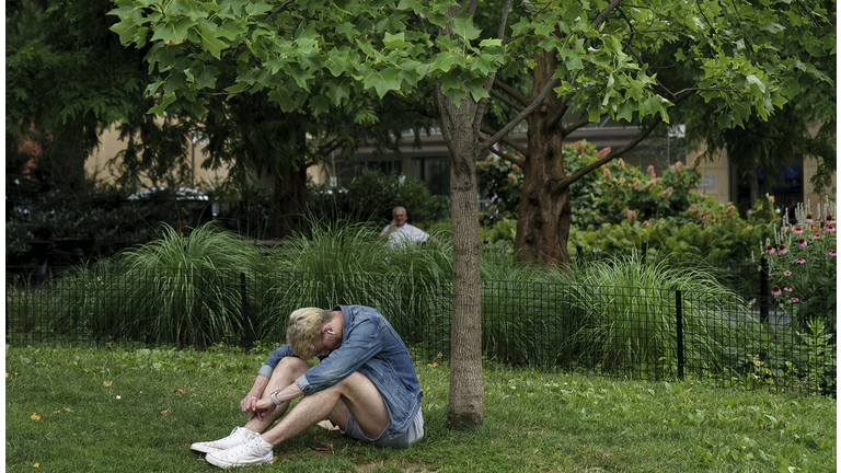 Sweltering Heat Wave Pushes Heat Index Past 100 Degrees In New York City