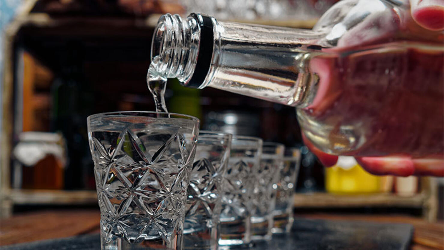 Vodka shots