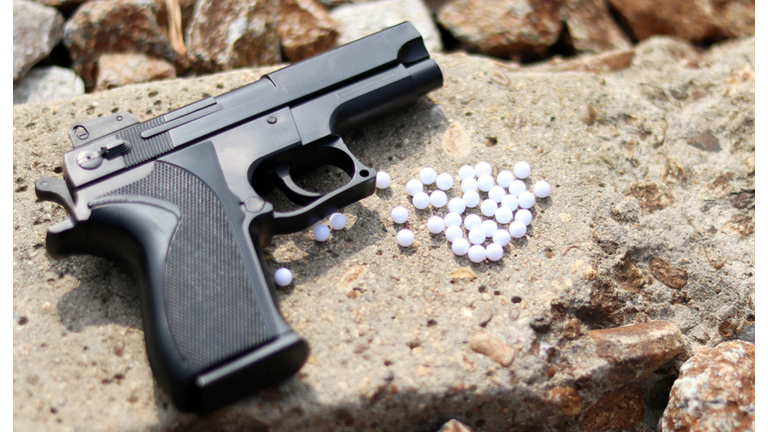 Close-up image of the BB gun.