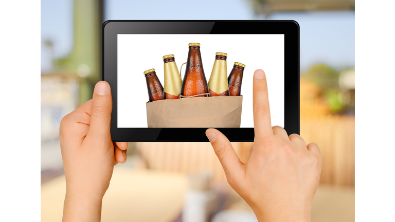 Ordering beer via internet