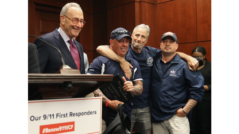 Members Of Congress Hold A Press Conference With 9/11 First Responders After 'September 11th Victim Compensation Fund Act' Vote