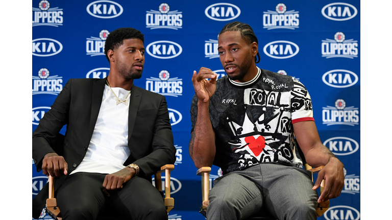 Los Angeles Clippers Introduce Kawhi Leonard & Paul George