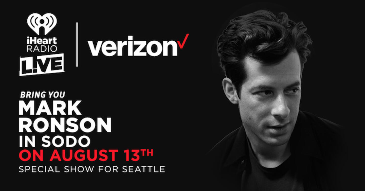 Mark Ronson iHeartRadio LIVE Show