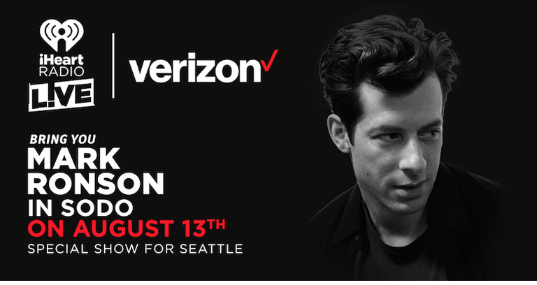 Mark Ronson iHeartRadio LIVE Show