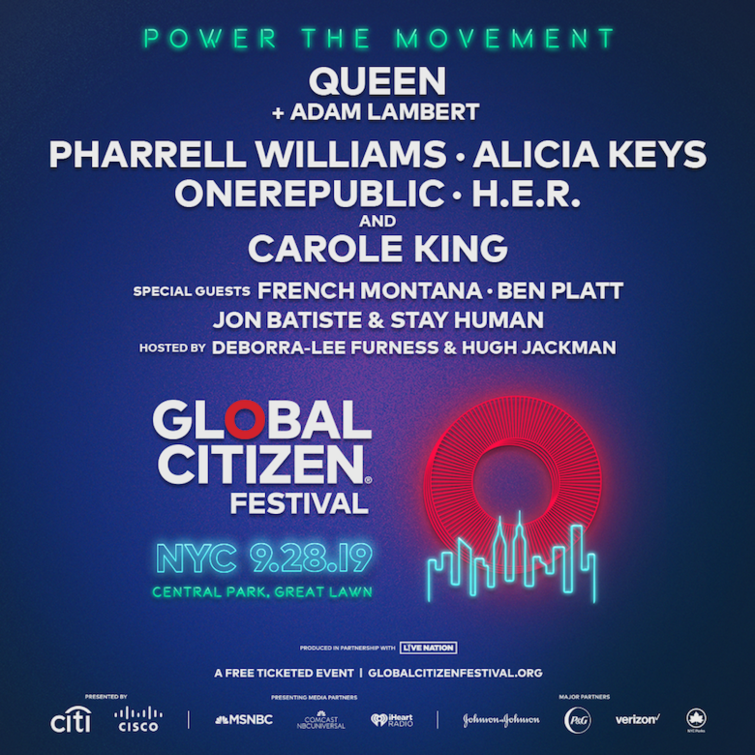 Global citizen festival 2019 new arrivals