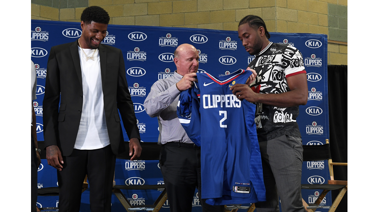 Los Angeles Clippers Introduce Kawhi Leonard & Paul George