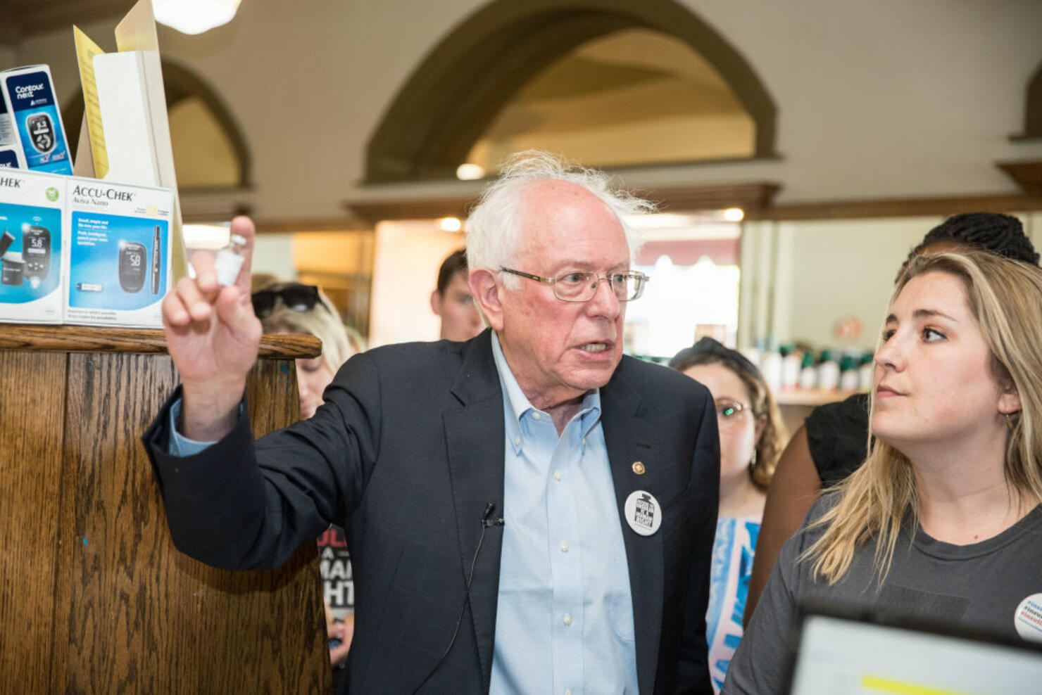 Democratic Presidential Candidate Sen. Bernie Sanders Joins Group Of People With Diabetes On Trip To Canada For Affordable Insulin