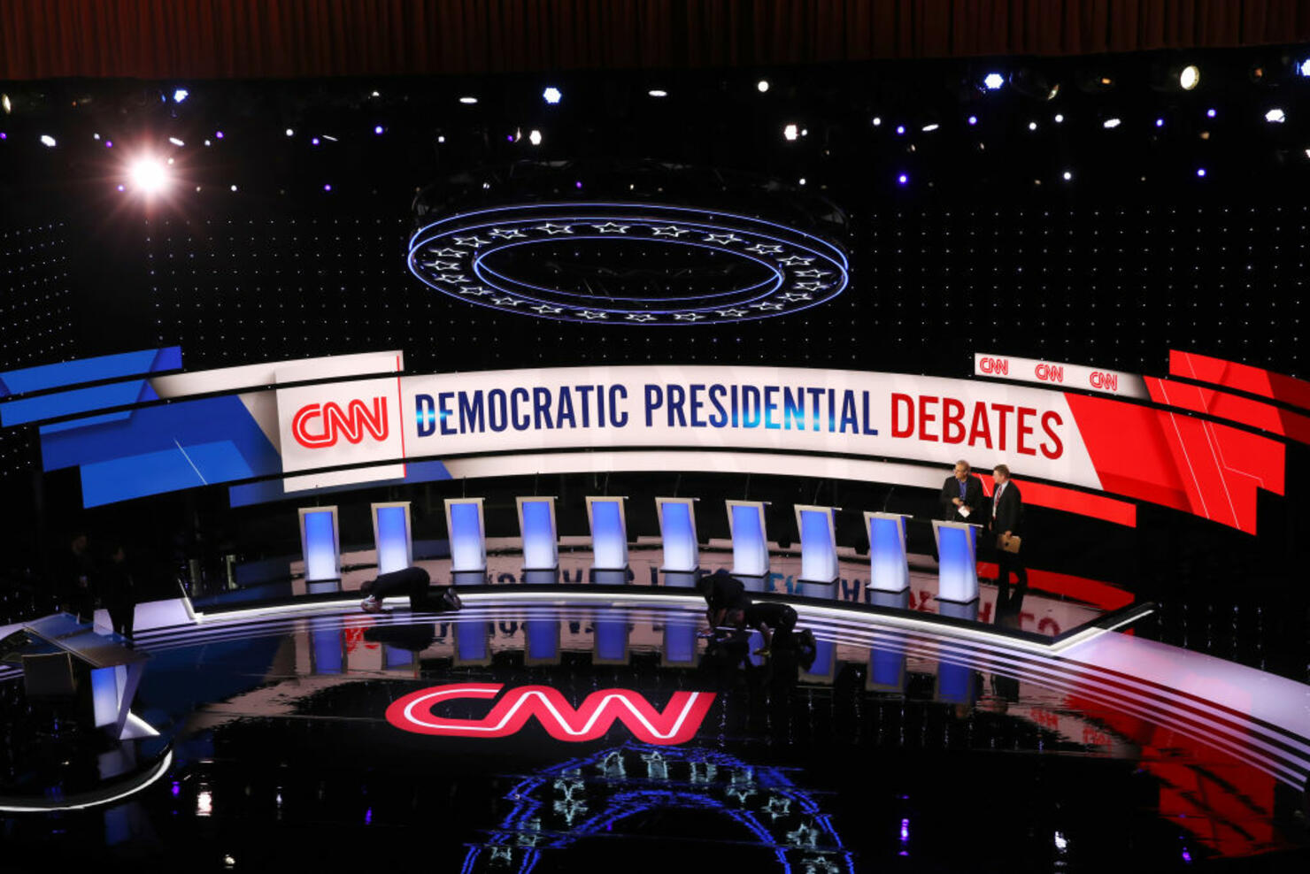 Democratic Presidential Candidates Debate In Detroit Over Two Nights