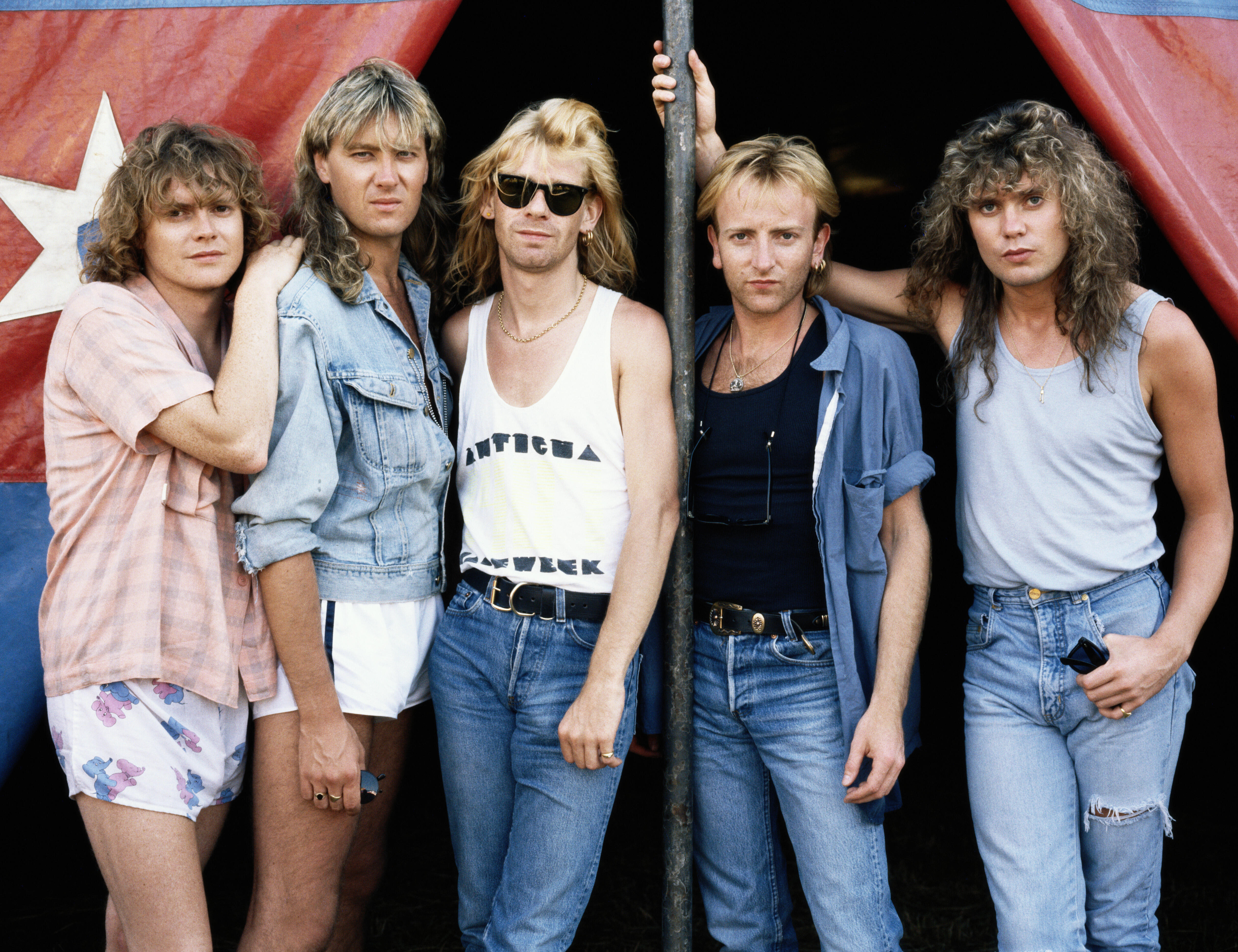 5 стар группа. Def Leppard. Группа деф леппард. Def Leppard 80s. Def Leppard состав группы.