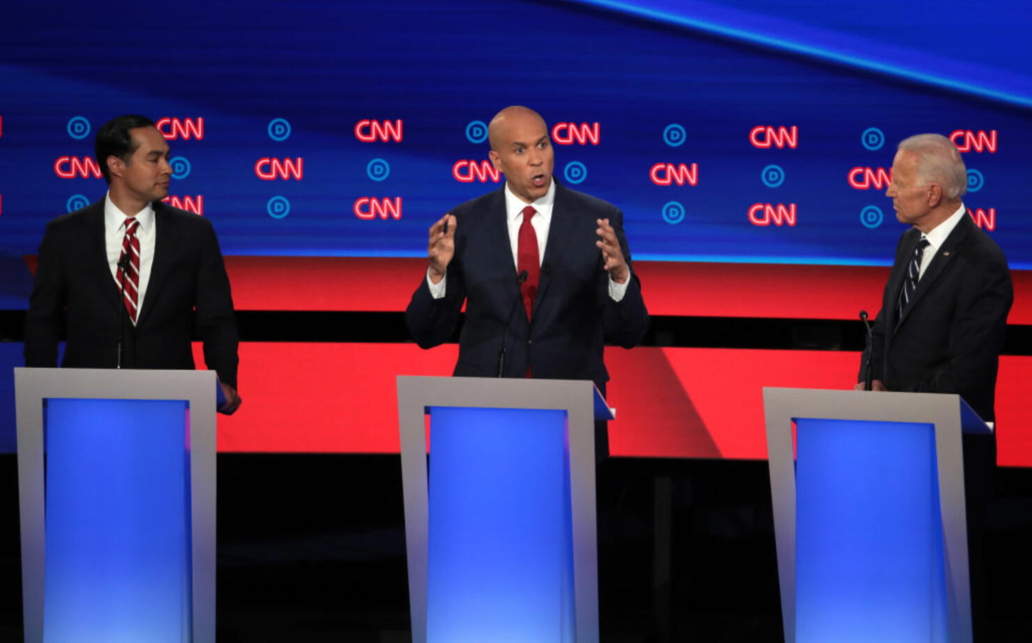 Democratic Presidential Candidates Debate In Detroit Over Two Nights