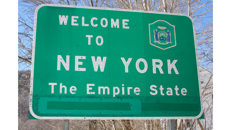 New York Welcome Sign