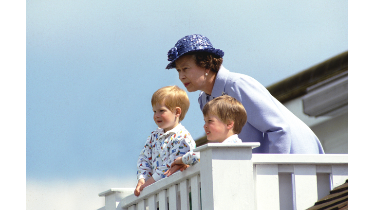 Queen Harry And William