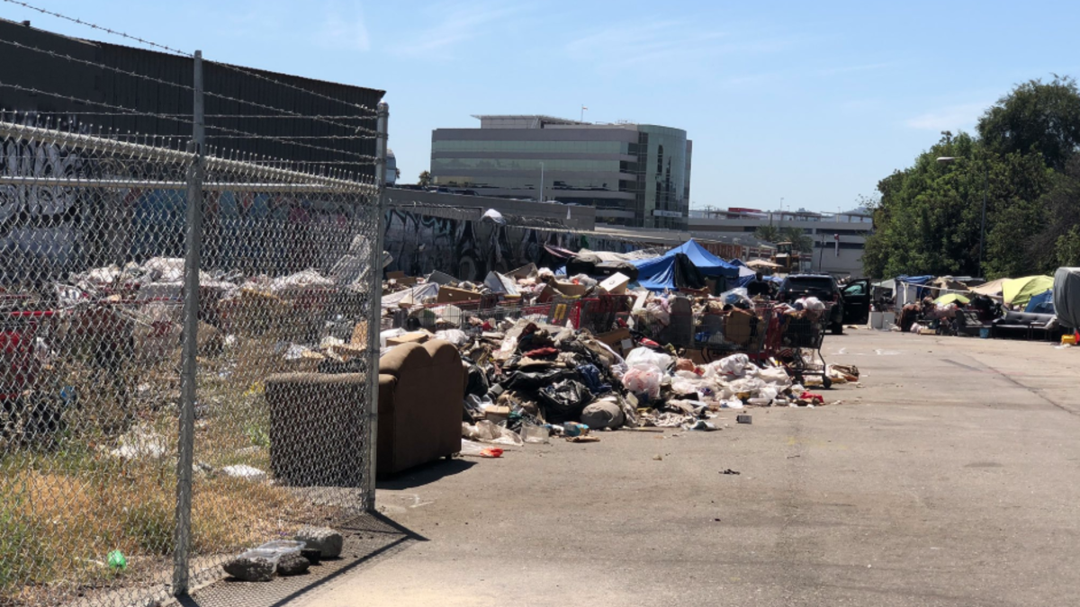 Homeless Encampment in Van Nuys Has Dangerous, Residents Say