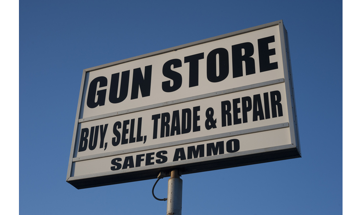 gun store sign