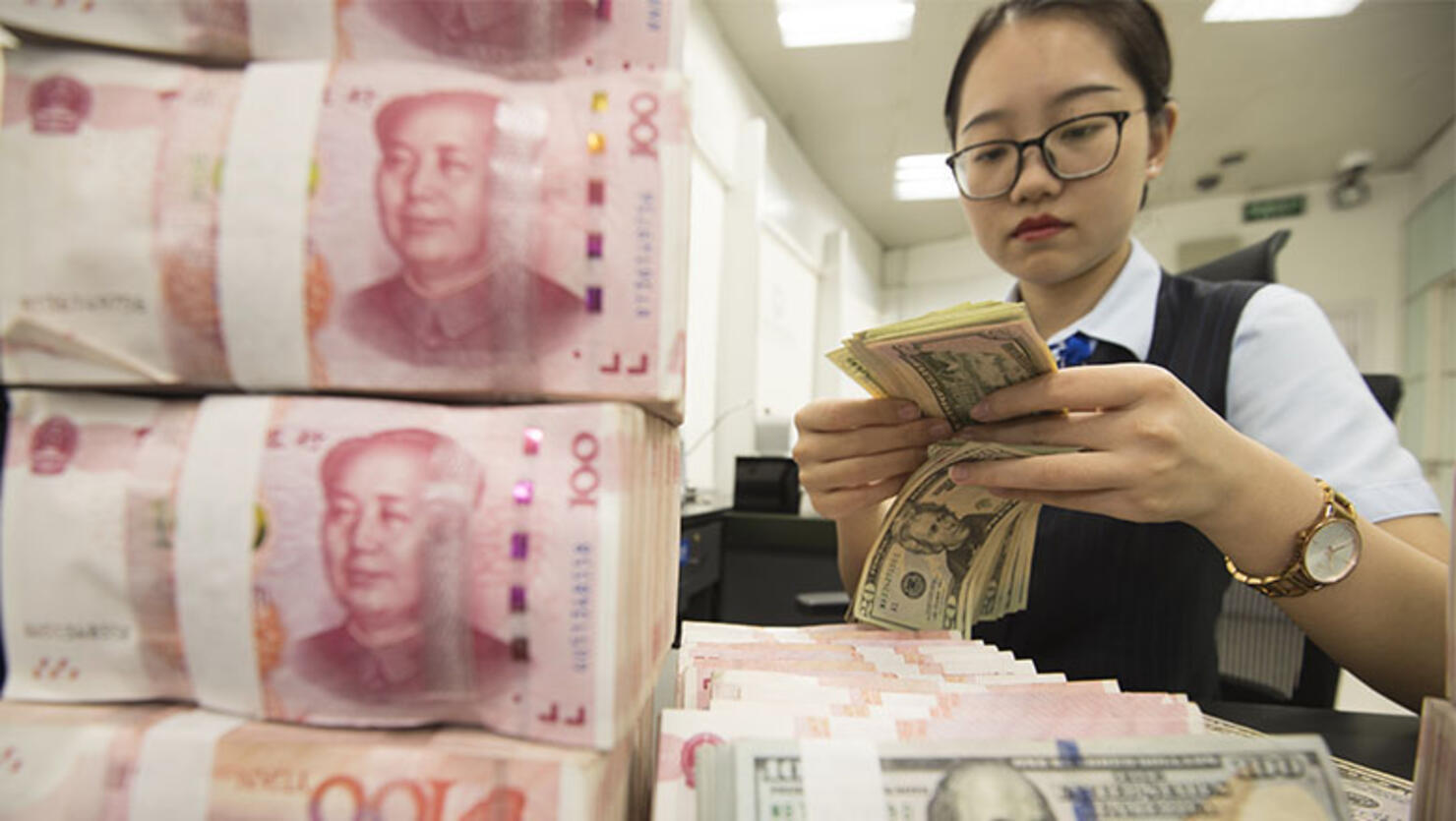 Chinese Currency Exchange Rate Fell Beyond 7