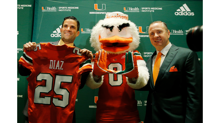 University of Miami Introduces Manny Diaz