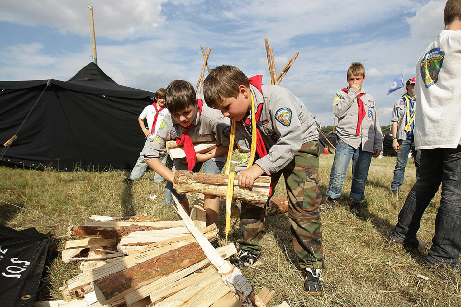 International Boy And Girl Scout Meeting