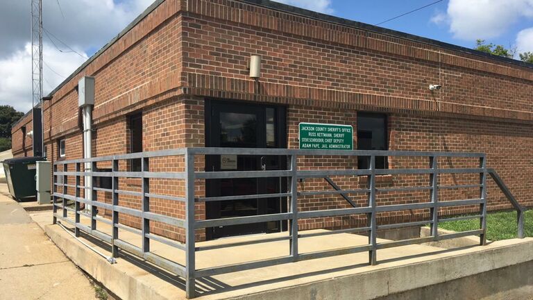 Jackson County Jail and Sheriff's Office KCRG-TV Photo