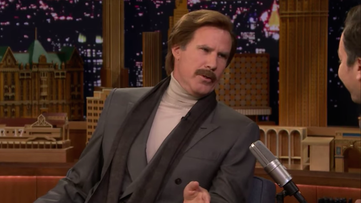 Ron Burgundy Makes Late Night TV History | Big Boy's ...