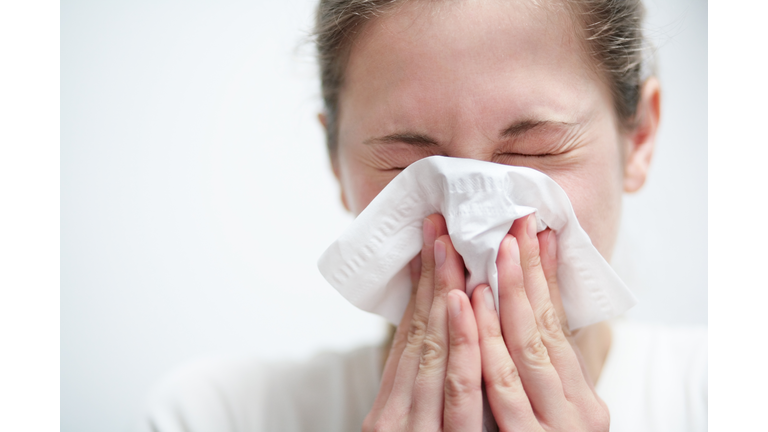 blowing nose