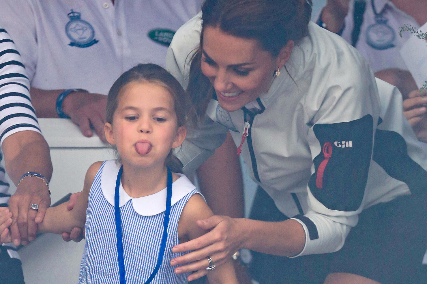 The Duke And Duchess Of Cambridge Take Part In The King's Cup Regatta