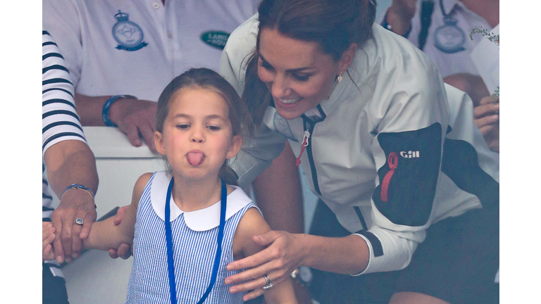 The Duke And Duchess Of Cambridge Take Part In The King's Cup Regatta