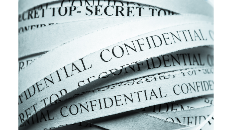 Confidential shredded Files