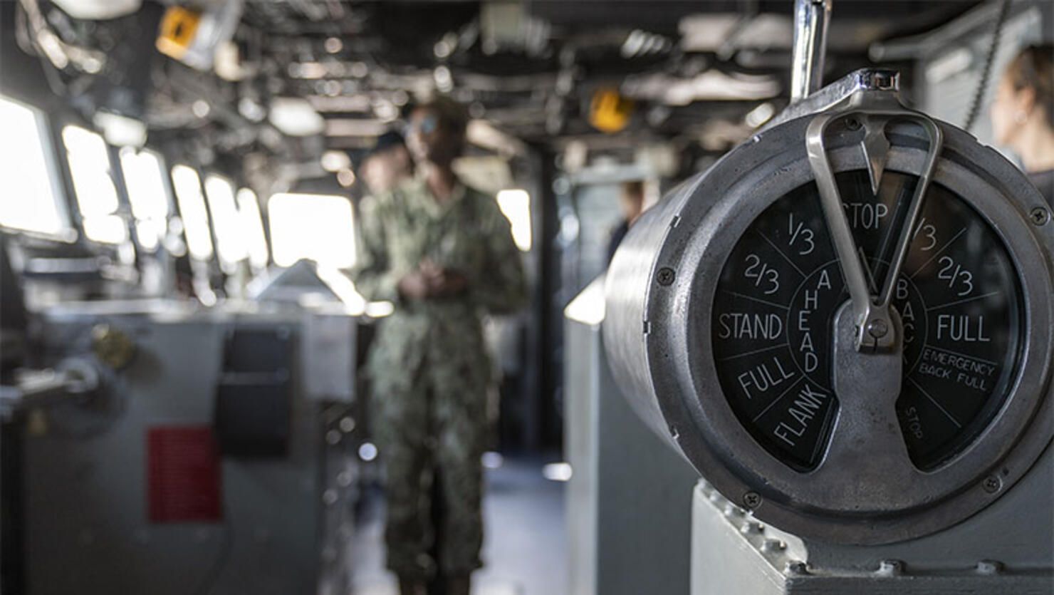 Onboard the U.S. Navy's Seventh Fleet flagship, USS Blue Ridge