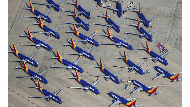 Southwest Parks Grounded Boeing 737 MAX Planes At Remote California Airport