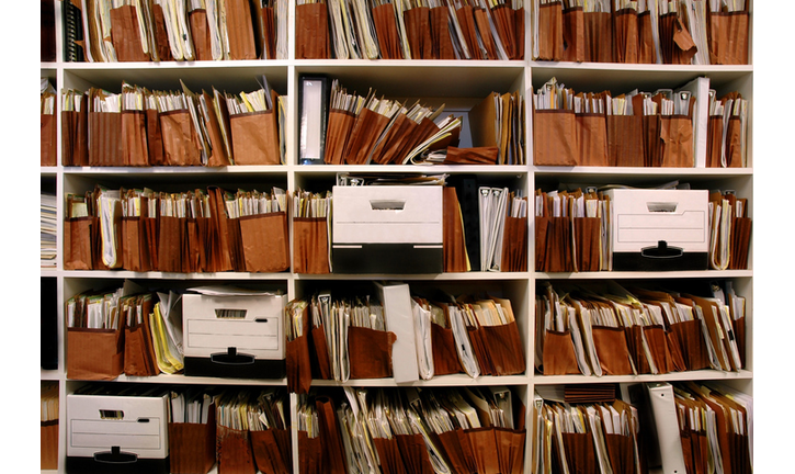 Files on Shelf