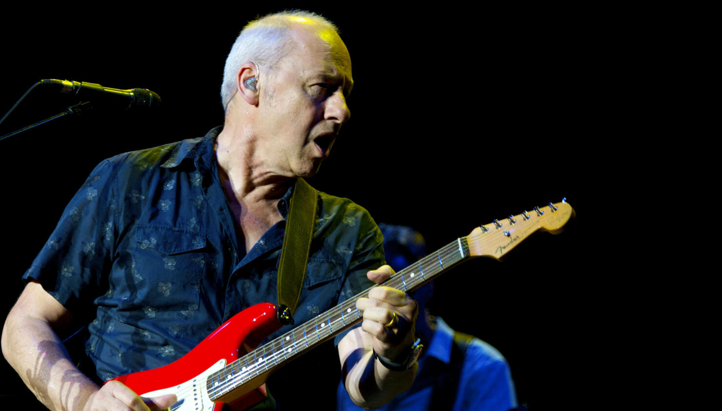 Mark Knopfler Performs in Concert in Madrid