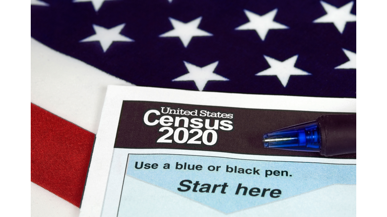 United States 2020 census form