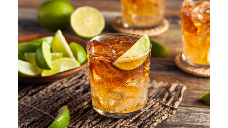 Dark and Stormy Rum Cocktail