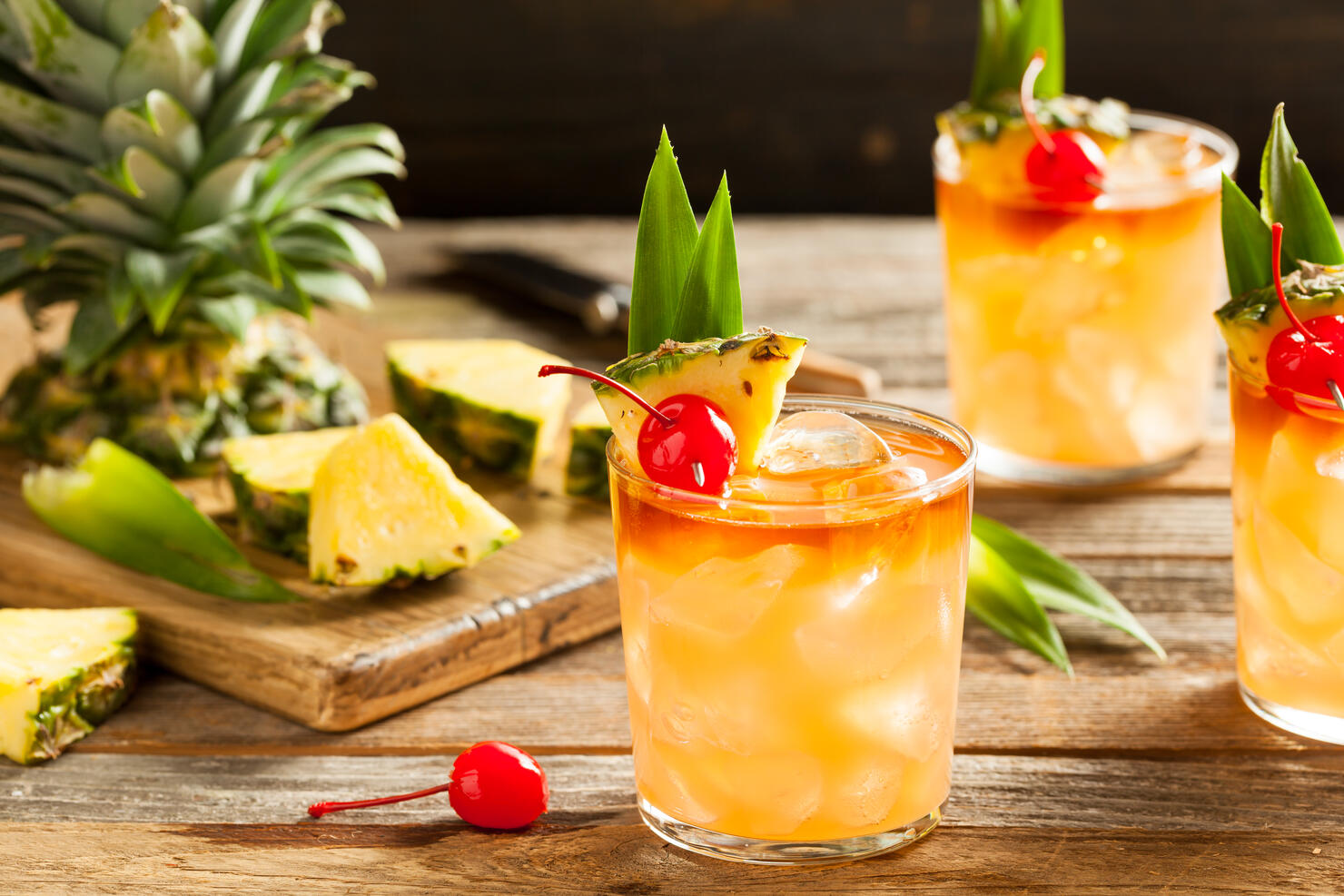 Homemade Mai Tai Cocktail