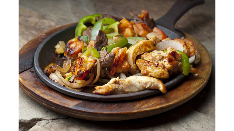 Beef Chicken Shrimp Fajita