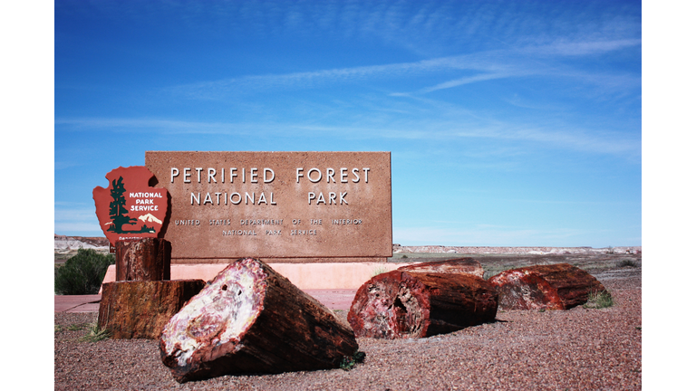 Welcome to Petrified Forest National Park in Arizona, Route 66