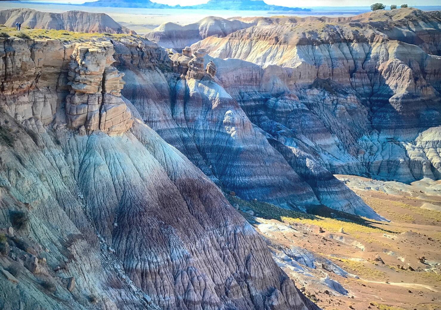 Blue Mesa Trail at Petrified Forest National Park in Arizona, USA