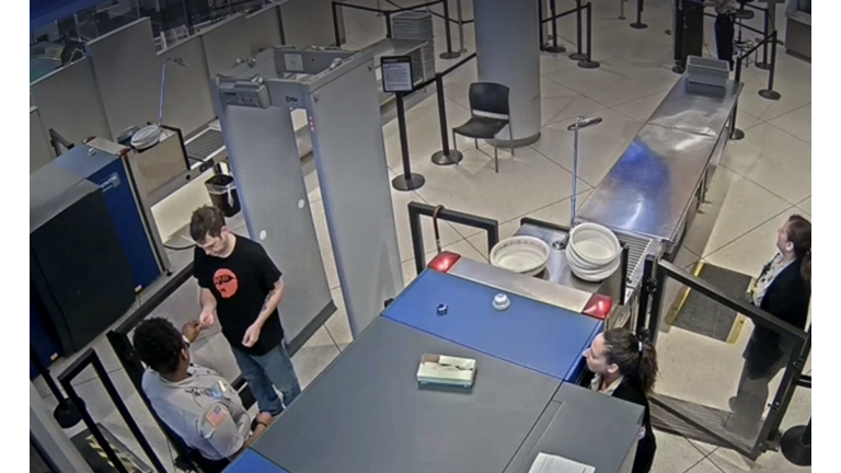 Airport security passes mean note to traveler