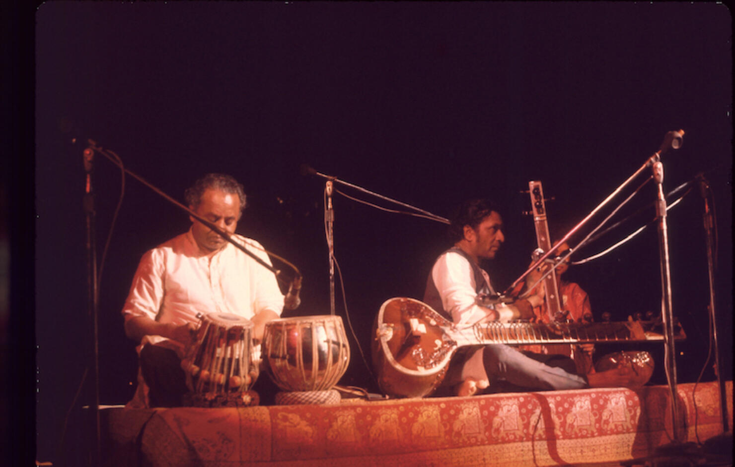 Ravi Shankar Performs At Woodstock