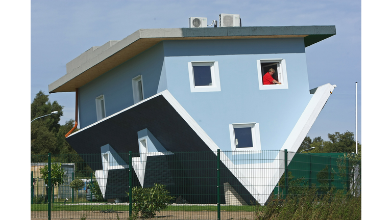 Upside Down House Nears Completion