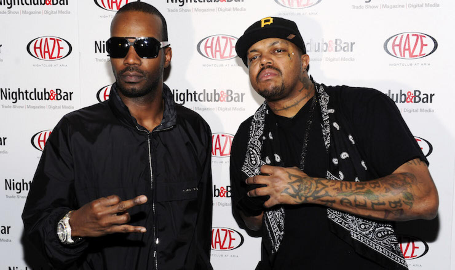Three-6 Mafia Performs At Haze Nightclub For Official Show & Glow Party