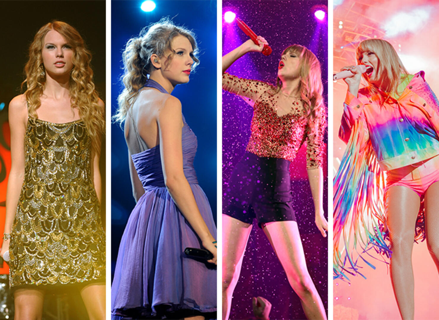 6. Taylor Swift's Pink and Blue Hair Evolution - wide 9