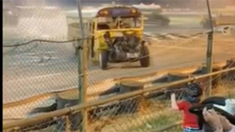 'Zombie' School Bus Barrels Toward Crowd In Heart-Stopping Video - Thumbnail Image