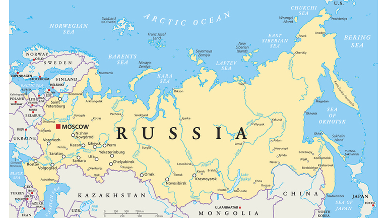 Russia Political Map