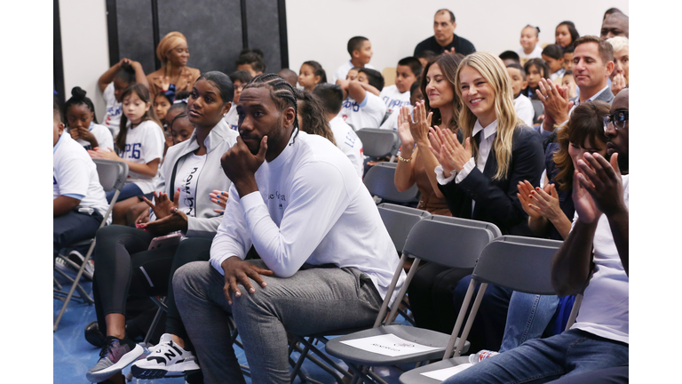 Baby2Baby And Ambassadors Celebrate Donation Of One Million Backpacks From Baby2Baby, Kawhi Leonard And The L.A. Clippers To Students In Los Angeles