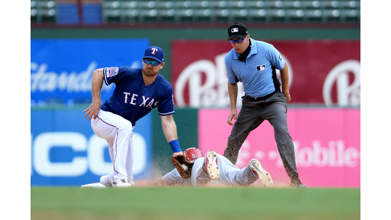 Los Angeles Angels of Anaheim v Texas Rangers - Game One