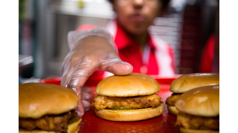 Operations Inside A Chick-fil-A Location As Restaurant Opens Manhattan Outpost In Northern Push