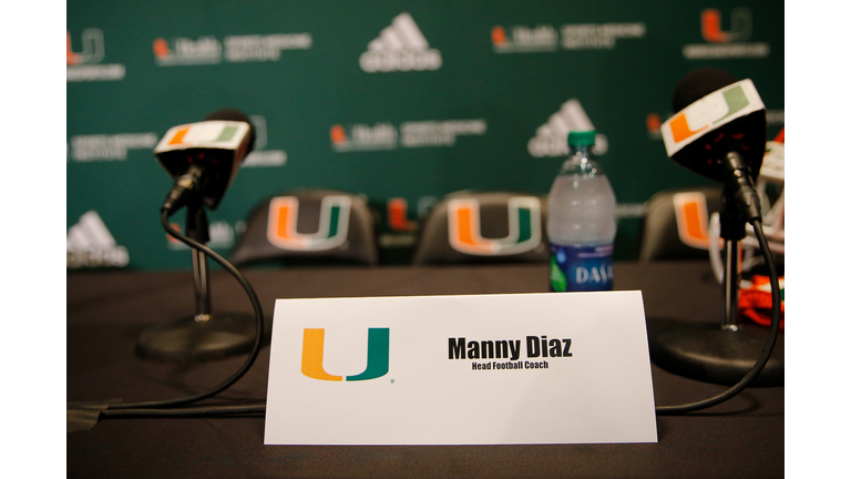 University of Miami Introduces Manny Diaz