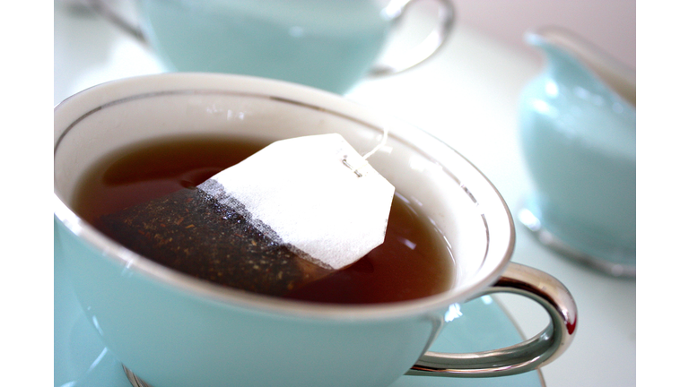 Tea steeping.