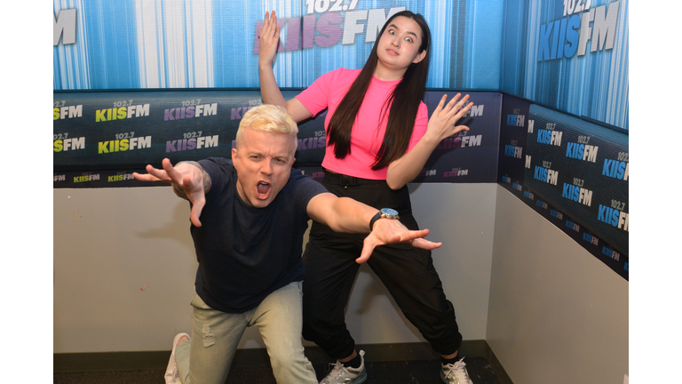 Stephanie Poetri and JoJo Wright at KIIS FM
